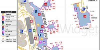 خريطة ميلان المطارات ومحطات القطار